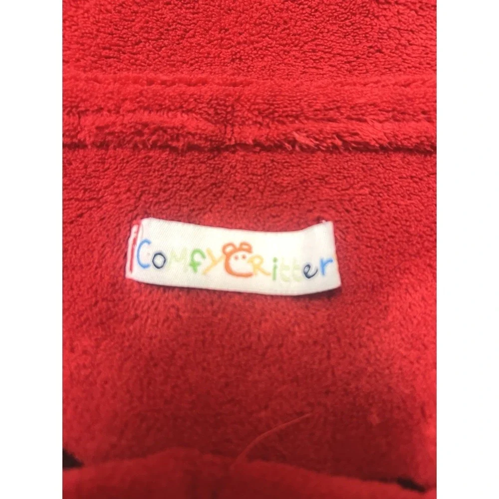 Red Hooded Blanket‎ Comfy Critter Mascot Wear Nebraska Cornhuskers Herbie Husker